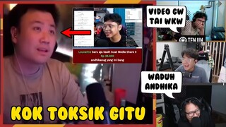 andhikanug ketika tau video nya di kirim ke bg hans the jooomers