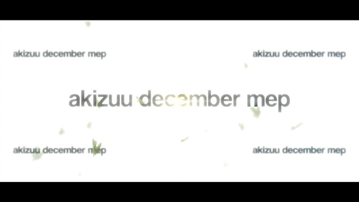 AMV December MEP RAWFX, TYPOGRAPHY