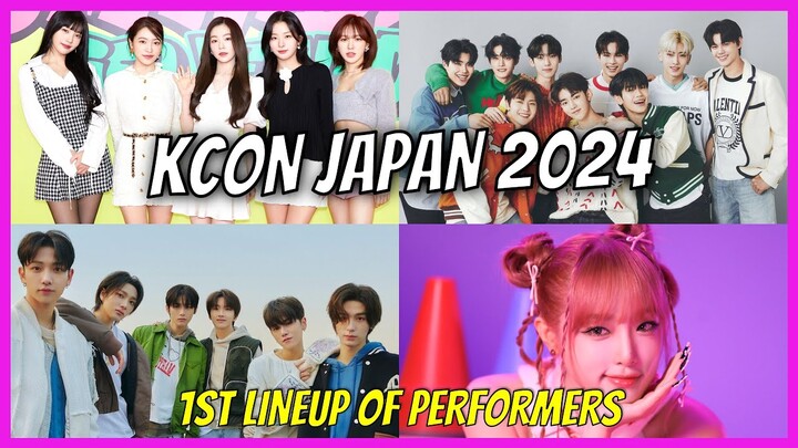 KCON Japan 2024 1st Lineup of Performers