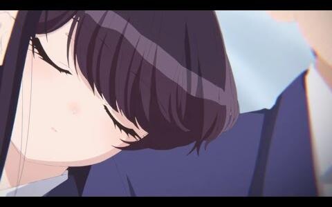 Komi san Falls หลับบนไหล่ของ Tadano