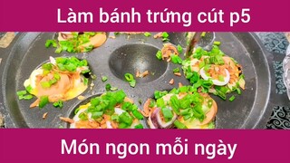 Làm bánh trứng cút p5