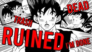 GOKU RUINED! GOKU DEAD! REMEMBERS BARDOCK! I'M DONE! TRASH! Dragon Ball Super Manga 82