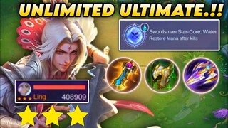 LING SWORDSMAN STAR-CORE: WATER.!! UNLIMITED ULTIMATE.!! MAGIC CHESS MOBILE LEGENDS