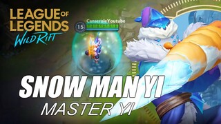 League of Legends: Wild Rift Snow Man Yi Skin Spotlight