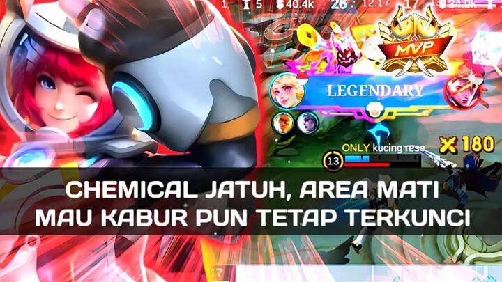 TEMBAKAN LIAR TANPA HENTI, CHEMICAL TURUN AREA TERKUNCI