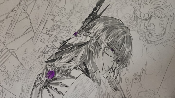 Lukisan Pertama Saat Libur ✌