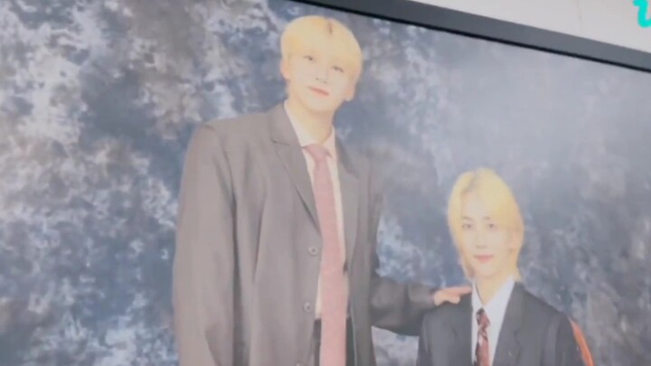 على جدار غرفة سينغ كوان وجينغ هان في السكن توجد صورة مشتركة لهما معًا، هذا حقًا أذهلني!