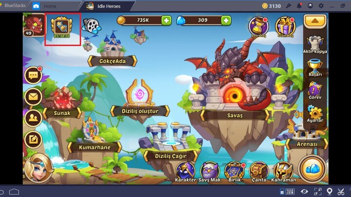Idle Heroes Elmas Hilesi
