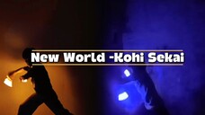 Collab Wotagei dengan teman online. New World -Kohi Sekai [Wotagei version]