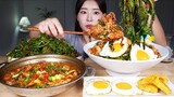 ASMR MUKBANG | 비빔밥 레전드 ☆ 열무겉절이 만들어서 열무비빔밥 🤤 차돌된장찌개 먹방! YEOLMU BIBIMBAP & BRISKET SOYBEAN PASTE SOUP