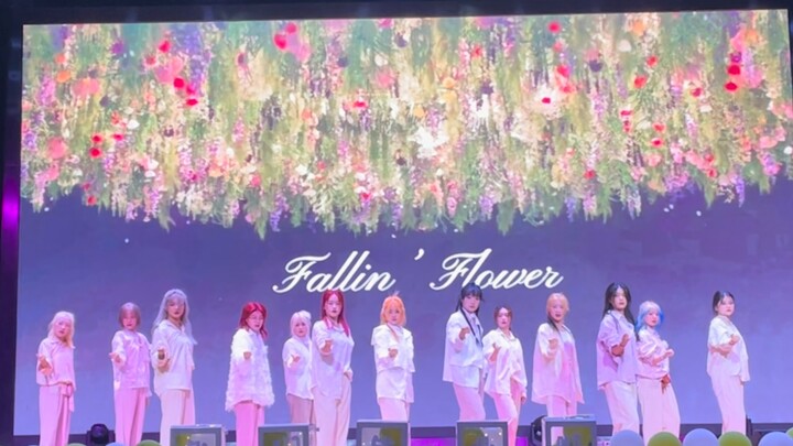 Great second piece! Falling flowers are a farewell hymn to everyone during the graduation season! Be