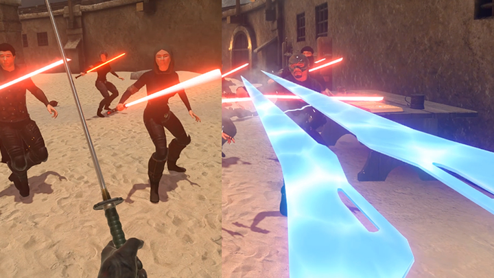 【Sword and Magic】Fight the Jedi with katana and energy swords