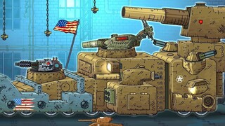 【Animasi Tank】Manusia Kereta Api Amerika