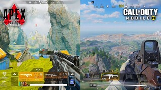 Apex Legends Mobile VS Call of Duty Mobile | Graphics & Gameplay Comparison