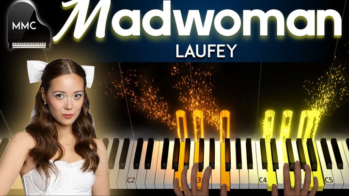 Madwoman by Laufey piano cover/tutorial + sheet music + lyrics