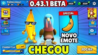 NOVO BETA EXCLUSIVO 0.43.1 + EMOTE ESPECIAL + NOVAS SKINS | Stumble Guys