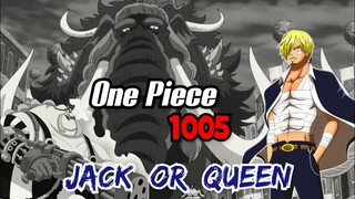 TANTE ROBIN MENGAMUK !!! | SANJI VS JACK OR QUEEN ??? | [PRA] REVIEW ONE PIECE 1005