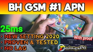Umagang kay Lakas New setting BH GSM #1 APN, No delay sa Mobile legends!•All Network•TechniquePH