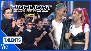 HIGHLIGHT Trao giải RAP VIỆT: Trấn Thành xuýt xoa con trai Xuân Bắc, Min "bẽn lẽn" bên 16 Typh