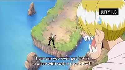 Zoro's poor sense of direction 🤣 | One Piece