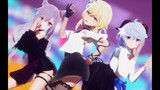 【Genshin Impact MMD/4K/60FPS】Lumine & Keqing & Ganyu【Gee】