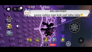 Bermain roblox yang ga kalah seru dari mode lainnya!! kok aku jadi laba-laba🤔