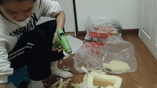 [Beast costume production] How to cut a full costume foot