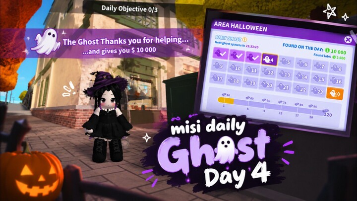 Misi Daily Ghost Day 4 Bloxburg Event Halloween👻