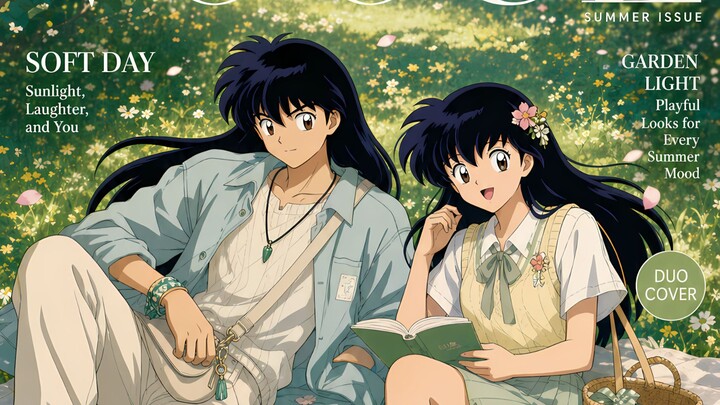 InuYasha pairing × fashion magazine cover (Issue 2)!!!