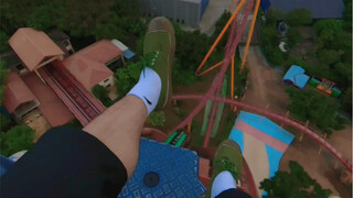 亚洲首台垂直过山车，60米高80米落差，你们玩过吗？