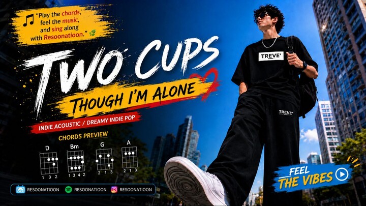 Two Cups Though I’m Alone 💔 — Dreamy Indie Pop | Resoonatioon