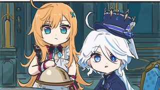 [Weak Heart True Lord] Fu Fu: Kenapa kamu datang ke Fontaine? Mavica: Teh di sini enak~