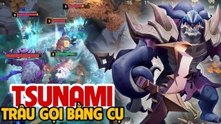 AutoChess MOBA | Tsunami (Tanker) Mở combat cực bá đạo cộng thêm độ trâu chó cục súc