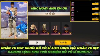 Free Fire| Garena tặng Free trải nghiệm đồ võ sĩ - Nhận đồ Võ sĩ xích lonng vĩnh viễn test trước