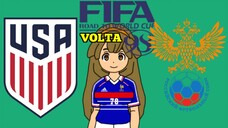 Kinako FIFA 98 Volta | United States 🇺🇲 VS 🇷🇺 Russia