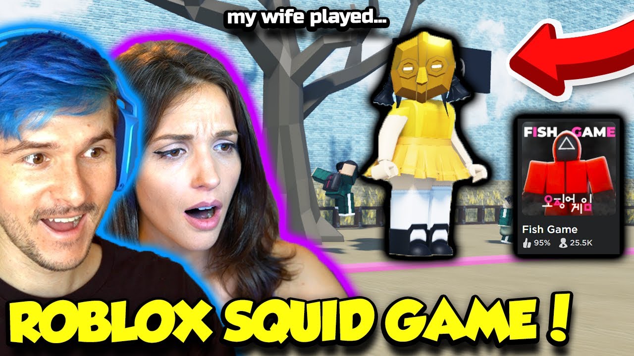 So MY WIFE Played Roblox Squid Game With Me And IT GOT INTENSE (Roblox)  - BiliBili
