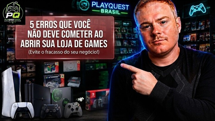 Abrir Loja de Games: Não cometa esses 5 erros na seleção de produtos