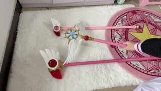 [1:1 Anime Restored] Unboxing Review! A bird-headed cane as big as your head, holding it is Sakura