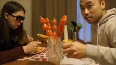 Asmr Mukbang: Valentine's Dinner - Tortelloni, Oyster Mushrooms, Heart Shaped Tomatoes, Macarons