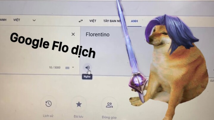 Flo nhưng Google dịch !