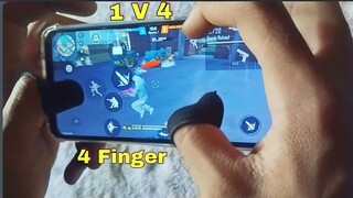 Realme narzo 20pro free fire gameplay test 4 finger handcam m1887 onetap headshot next level playing