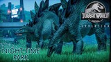 COZY Jurassic World AT NIGHT! || Jurassic World Evolution