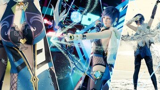 【原神|次世代|布料|流体|3D动画】「孤云夜兰」高中阶段的视效作品