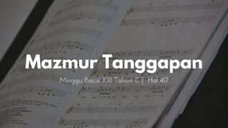 Mazmur Tanggapan Minggu Biasa XIII Tahun C - cover by JenniferOdelia