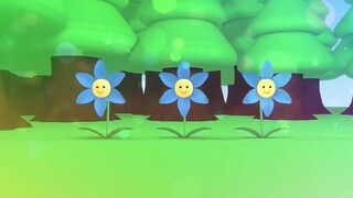 Bunga Biru Kecil Aksi Langsung