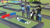 Polisi Yuta Sang Penolong Meninggal Di Tembak Perampok | Mio Nangis 😰 Sakura School Simulator