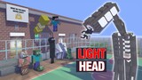 Monster School : LIGHT HEAD CHALLENGE- Minecraft Animation