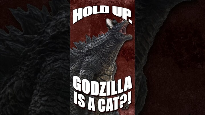 Godzilla Doesn’t Roar, He MEOWS! 😼 #shorts