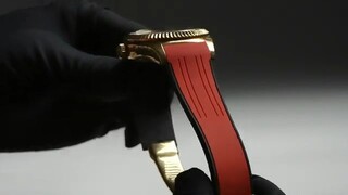 Rubber strap for Rolex Sky-Dweller on Leather strap 326135326138326139326935