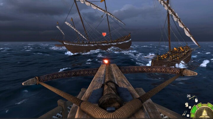Ships Burning in Mount and Blade 2 Bannerlord : War Sails
